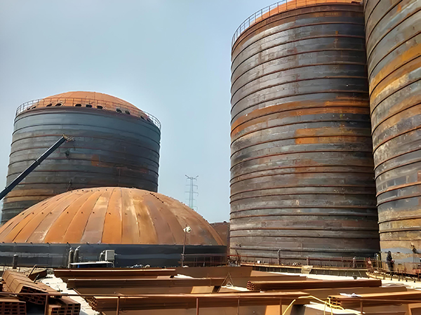 惠济焦粉钢板仓